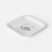 Slice of Love Personalized Couples Papieren Bordje (Gebogen)