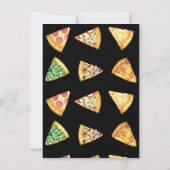 Slice of Love Pizza Party Borrel Kaart (Achterkant)