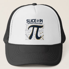 Slice Of Pi Trucker Hat - Grappig Wiskunde Liefheb Pet