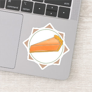 Slice of Pumpkin Pie Sticker