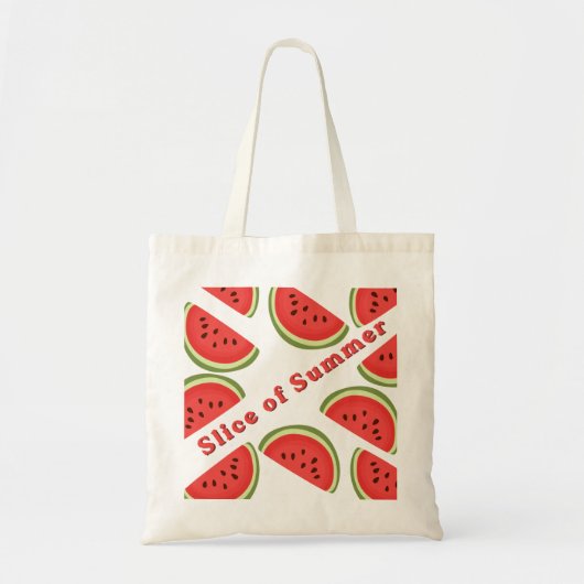"Slice of Summer" Esthetische Canvas Tassen Tas (Voorkant)