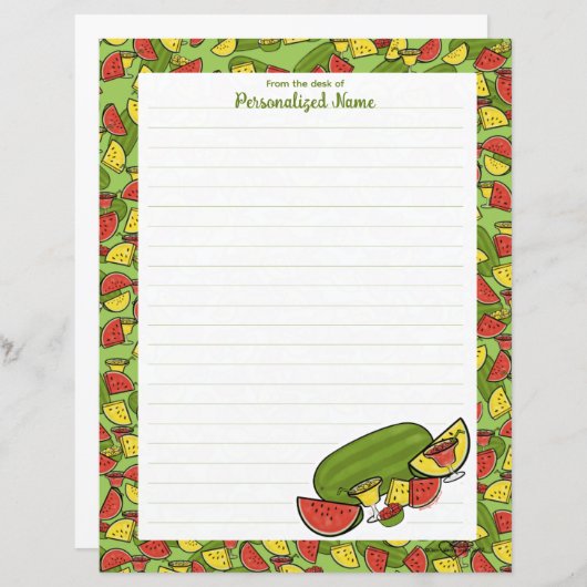 Slice of Sunshine Ingelijste R & Y Ingelijste Papi (Voorkant / Achterkant)