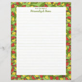 Slice of Sunshine Lijst Lined Paper Sheet (Voorkant)