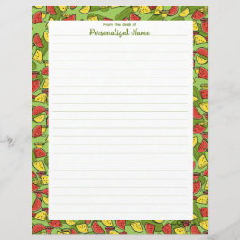 Slice of Sunshine Lijst Lined Paper Sheet