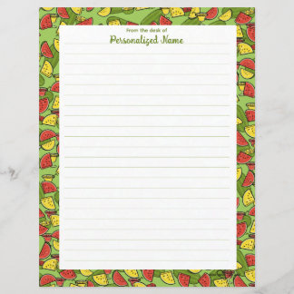 Slice of Sunshine Lijst Lined Paper Sheet