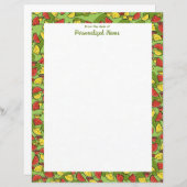 Slice of Sunshine Lijst Ongevoerd Papieren Blad (Voorkant / Achterkant)