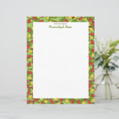 Slice of Sunshine Lijst Ongevoerd Papieren Blad (Staand voorkant)