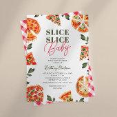 Slice Pizza Baby shower Kaart