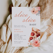 Slice Pizza Baby shower Kaart