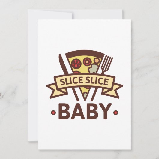 Slice Slice-Baby Bedankkaart (Voorkant)