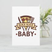Slice Slice-Baby Bedankkaart (Staand voorkant)