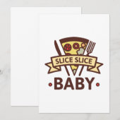 Slice Slice-Baby Bedankkaart (Voorkant / Achterkant)