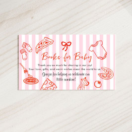 Slice Slice Baby Books for Baby Enclosure Card Informatiekaartje