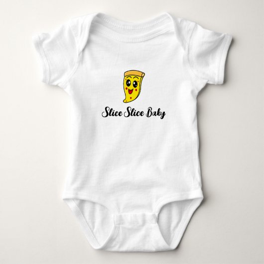 Slice Slice Baby - Cute Pizza Kawaii Romper (Voorkant)