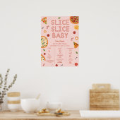 Slice Slice Baby First Birthday Milestone Poster (Keuken)