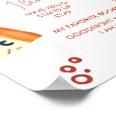 Slice Slice Baby First Birthday Milestone Poster (Hoek)