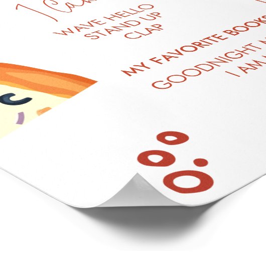 Slice Slice Baby First Birthday Milestone Poster (Hoek)