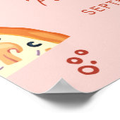 Slice Slice Baby First Birthday Welcome Sign Poster (Hoek)