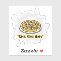 Slice, Slice Baby – Grappig T-shirt voor Pizza Lie