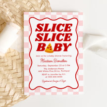 Slice Slice Baby Italiaanse Pizza Baby Shower