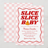 Slice Slice Baby Italian Pizza Baby Shower Kaart (Voorkant / Achterkant)