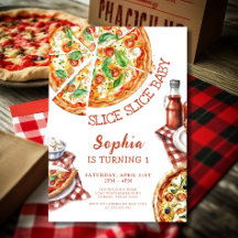Slice Slice Baby Modern Pizza 1e verjaardag