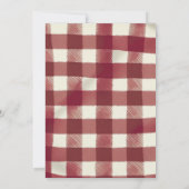 Slice Slice Baby Modern Pizza Baby shower Invitati Kaart (Achterkant)