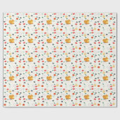 Slice Slice Baby Modern Pizza Verjaardagsfeest Cadeaupapier (Vlak)