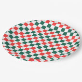 Slice Slice Baby Modern Pizza Verjaardagsfeest Papieren Bordje (Gekanteld)