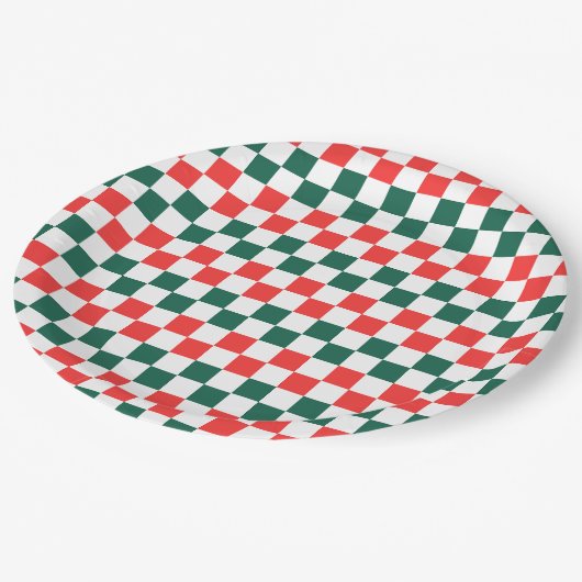 Slice Slice Baby Modern Pizza Verjaardagsfeest Papieren Bordje (Gekanteld)