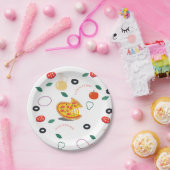 Slice Slice Baby Modern Pizza Verjaardagsfeest Papieren Bordje (Feest)