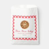 Slice, Slice, Baby! Pizza Baby shower Bedankzakje (Voorkant)