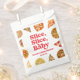 Slice, Slice, Baby! Pizza Baby shower Bedankzakje
