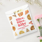 Slice, Slice, Baby! Pizza Baby shower Bedankzakje (Gezegeld)