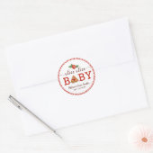 Slice Slice Baby Pizza Baby Shower Favor Sticker – (Envelop)