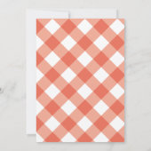 Slice Slice Baby Pizza Baby shower Kaart (Achterkant)