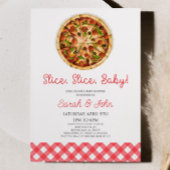 Slice, Slice, Baby! Pizza Baby Shower Kaart