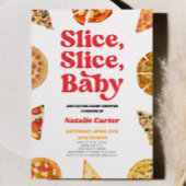 Slice, Slice, Baby! Pizza Baby shower Kaart