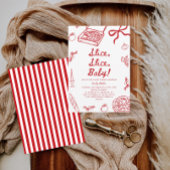 Slice Slice Baby Pizza Baby shower Kaart