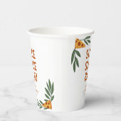 Slice Slice Baby Pizza Baby shower Papieren Bekers (Rechts)