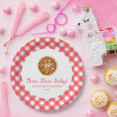 Slice, Slice, Baby! Pizza Baby shower Papieren Bordje (Feest)