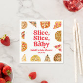 Slice, Slice, Baby! Pizza Baby shower Servet (Insitu)
