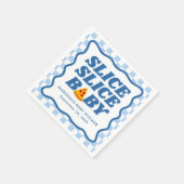 Slice Slice Baby Pizza Baby Shower Servet (Hoek)