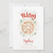 Slice Slice Baby Pizza Eerste Verjaardag Kaart (Voorkant)