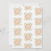 Slice Slice Baby Pizza Eerste Verjaardag Kaart (Achterkant)