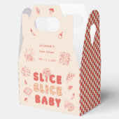 Slice Slice Baby Pizza Hand Drawn Baby Shower Bedankdoosjes (Geopend)