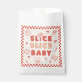 Slice Slice Baby Pizza Hand Drawn Baby Shower Bedankzakje (Voorkant)