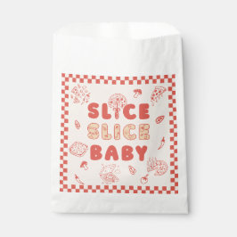 Slice Slice Baby Pizza Hand Drawn Baby Shower Bedankzakje