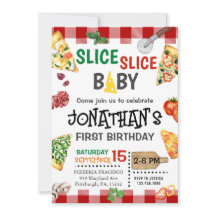 Slice Slice Baby Pizza Party 1e Verjaardag