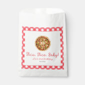 Slice, Slice, Baby! Pizza Verjaardagsfeestje Bedankzakje (Voorkant)